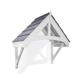 Curved T Truss Door Canopy Kit With Style - Size & Roof Options